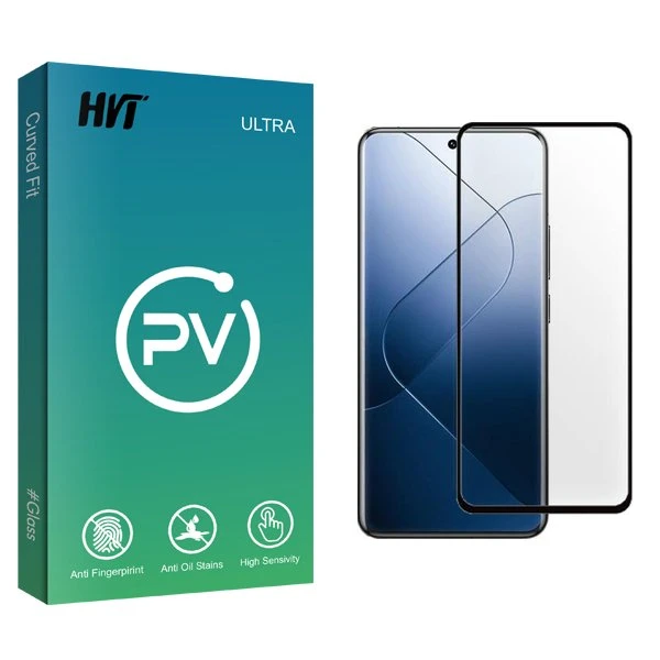 محافظ صفحه نمایش شیشه ای اچ وی تی مدل PV2 مناسب برای گوشی موبایل شیائومی Redmi 14T / 14T Pro