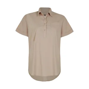 بلوز زنانه آیبکس مدل 001211 رنگ کرم 