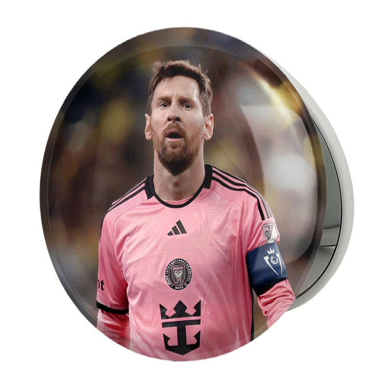 آینه جیبی خندالو طرح لیونل مسی مدل تاشو کد 36469