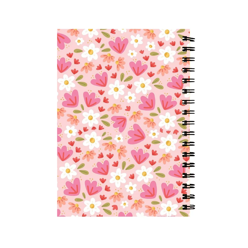 دفتر مشق 60 برگ طرح گل گلی کد 5412