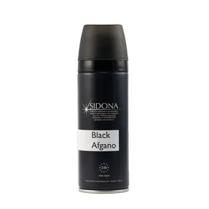 اسپری خوشبو کننده بدن مردانه سیدونا مدل Black Afgano حجم 200 میلی لیتر
