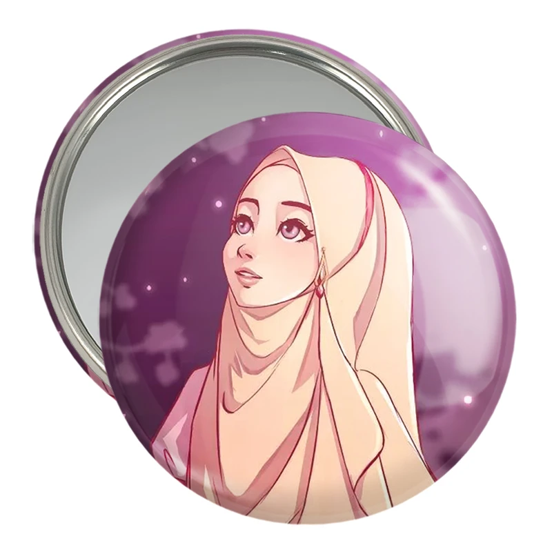 آینه جیبی خندالو مدل دخترانه باحجاب کد 26000
