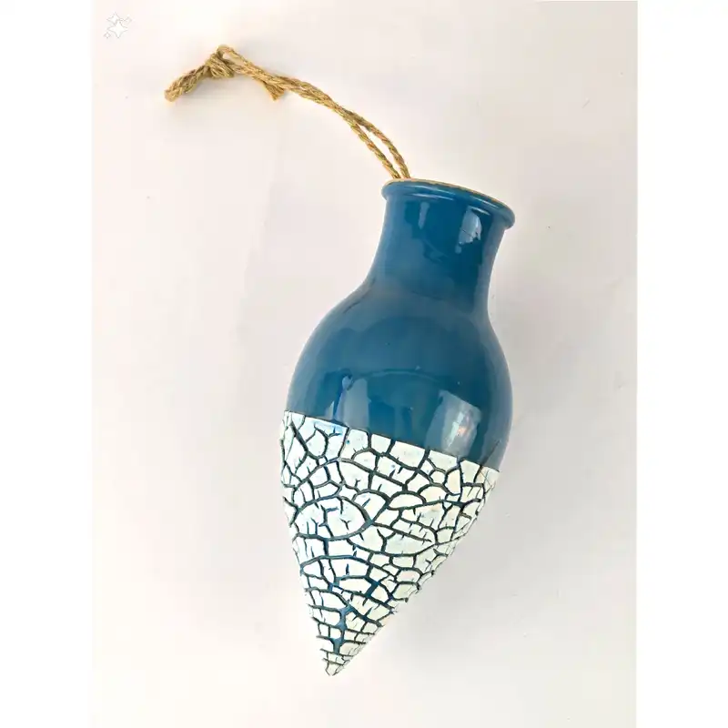 گلدان سفالی مدل آویز کویری