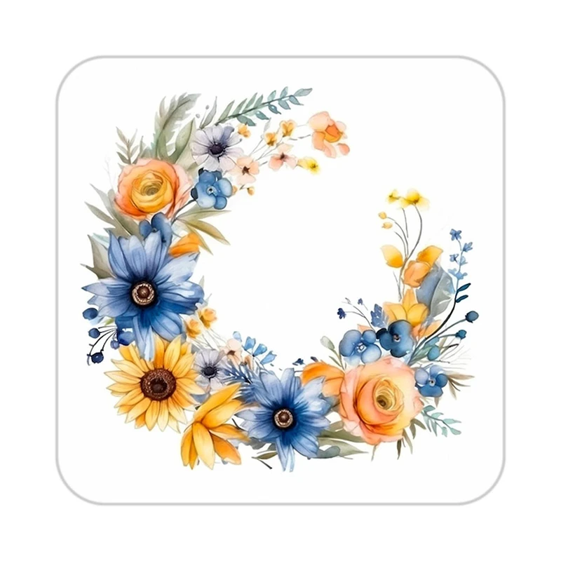 زیر لیوانی کاکتی طرح گل مدل mp17596