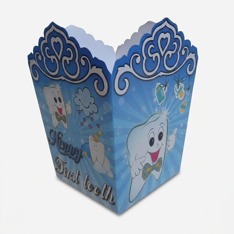 ظرف پاپ کورن مستر تم کد 001 بسته 10 عددی