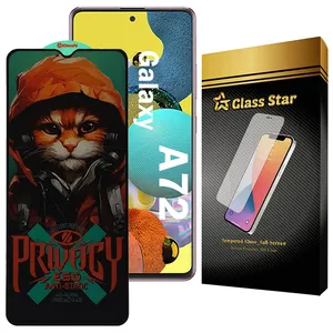 Glass Star CATPRVS Privacy Screen Protector For Samsung Galaxy A72