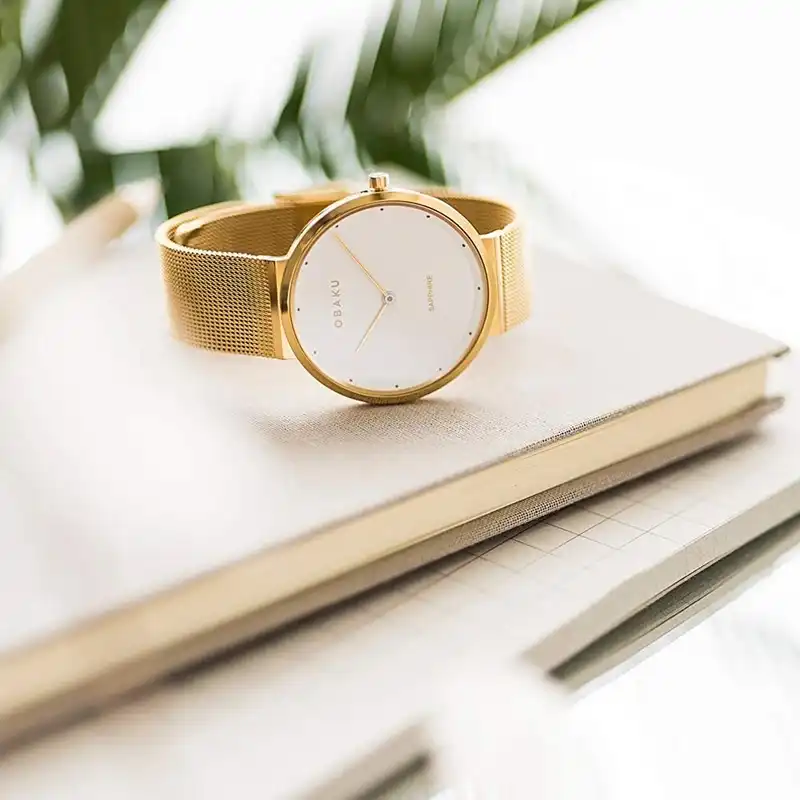 ساعت مچی عقربه ای زنانه اباکو مدل V230LXGWMG