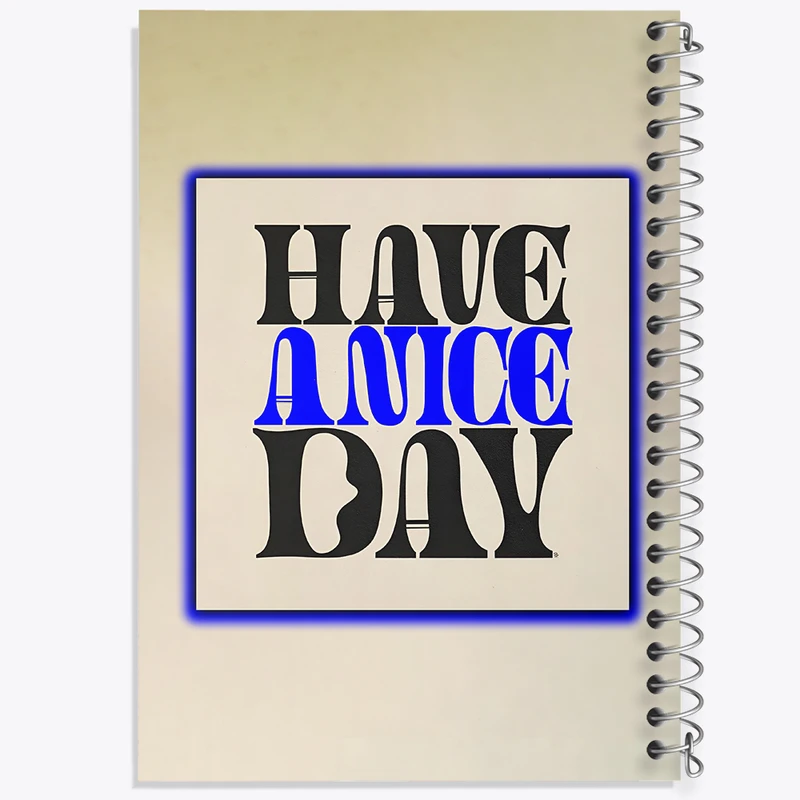 دفتر لیست خرید 50 برگ خندالو طرح Have A Nice Day کد F6383