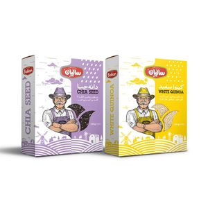 کینوای سفید و دانه چیا صنایع غذایی سالیان - 300 گرم