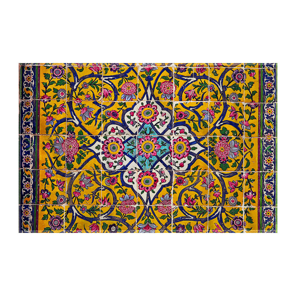 کاغذ کادو ترمه طراحان ایده مدل کاشی ایرانی trm521
