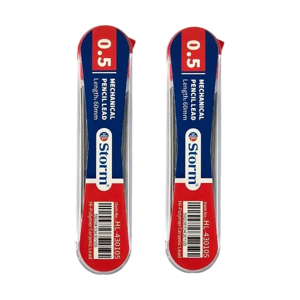 نوک مداد نوکی 0.5 میلی متری استورم مدل HL-430105 بسته ۲ عددی