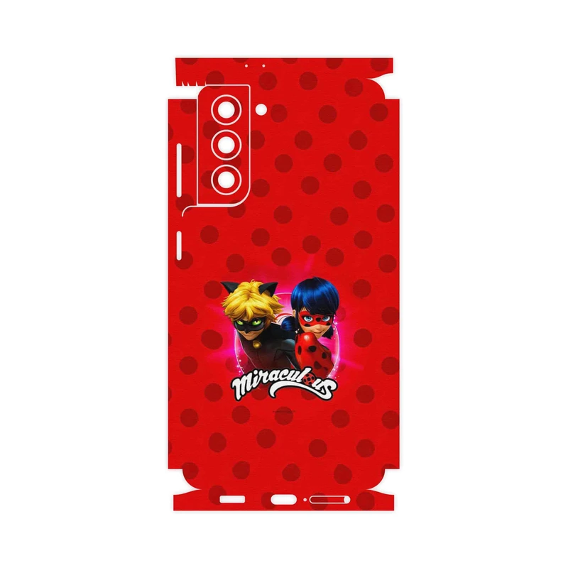 برچسب پوششی ماهوت مدل Ladybug and Cat Noir-FullSkin مناسب برای گوشی موبایل سامسونگ Galaxy S21 5G
