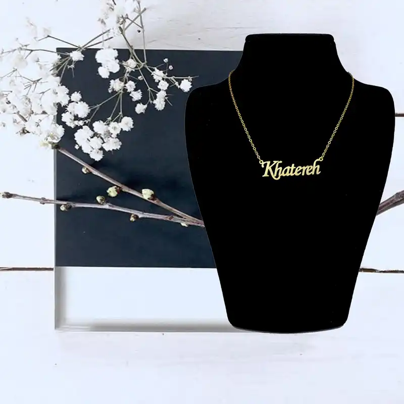 گردنبند نقره زنانه آی جواهر مدل خاطره کد N742