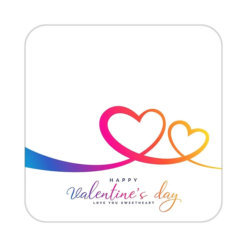 زیر لیوانی کاکتی طرح عاشقانه مدل mp40231