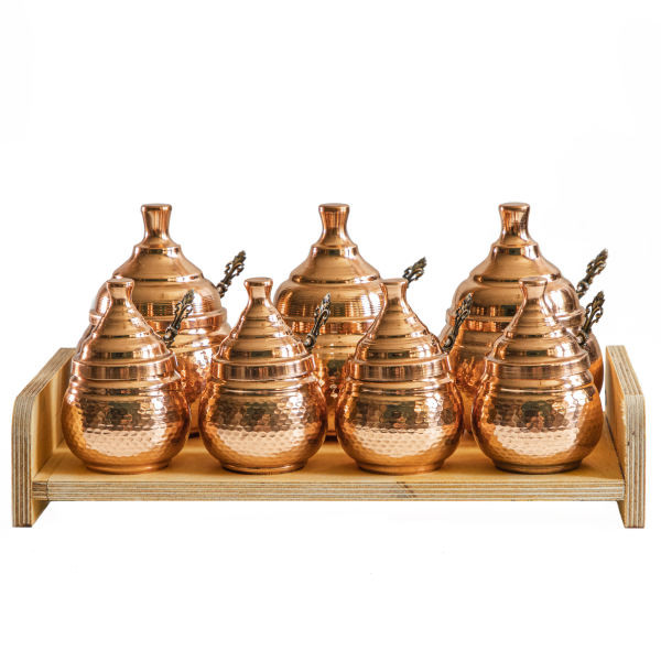 ست ۱۴ تکه پاسماوری مسی  مدل T122 