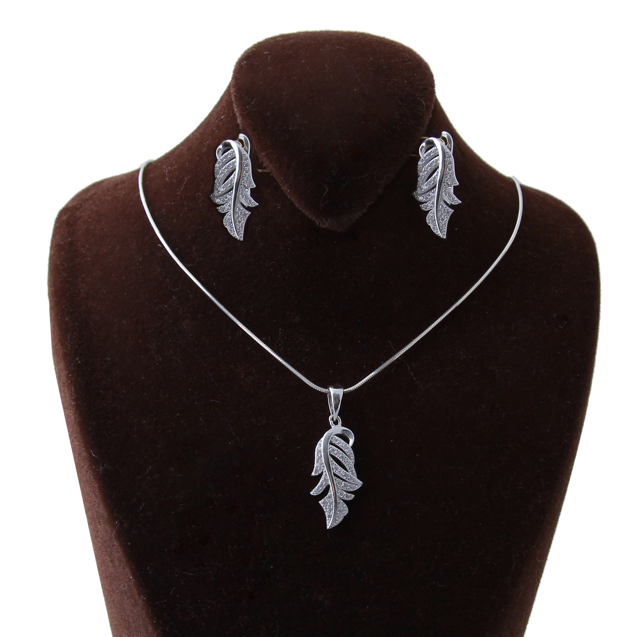  نیم ست نقره زنانه بازرگانی میلادی کد NTR_240