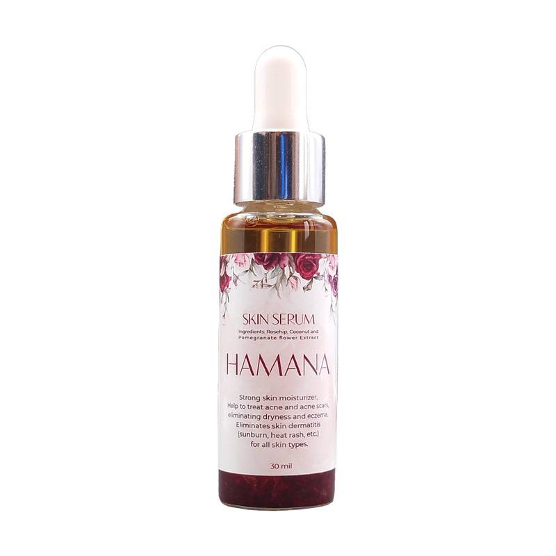 سرم آبرسان و ترمیم کننده پوست هامانا مدل نارگل حجم 30 میلی لیتر