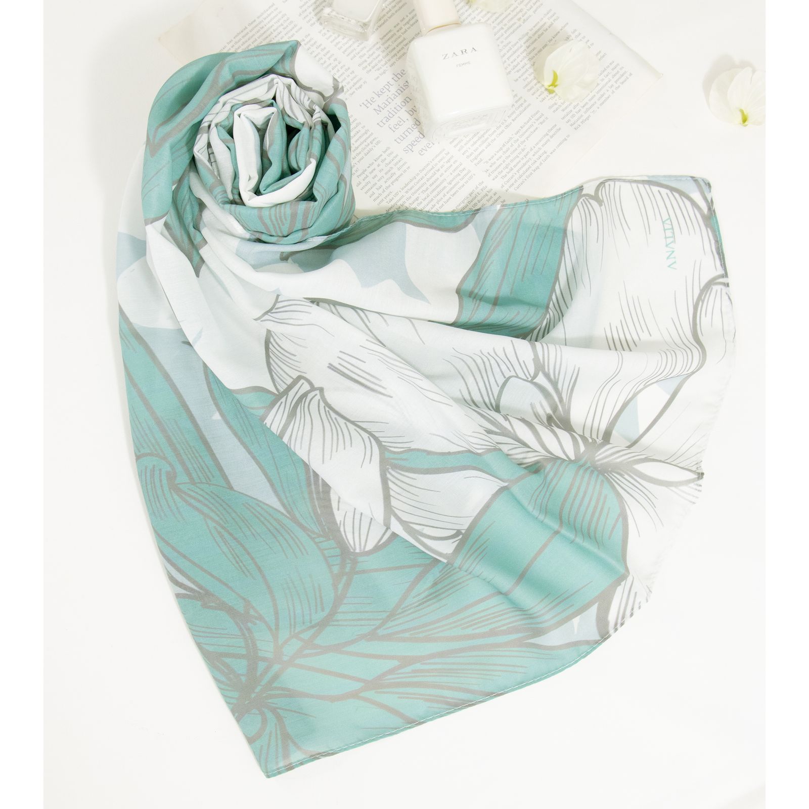 شال زنانه مدل نخی رویال کد a-2132 -  - 5