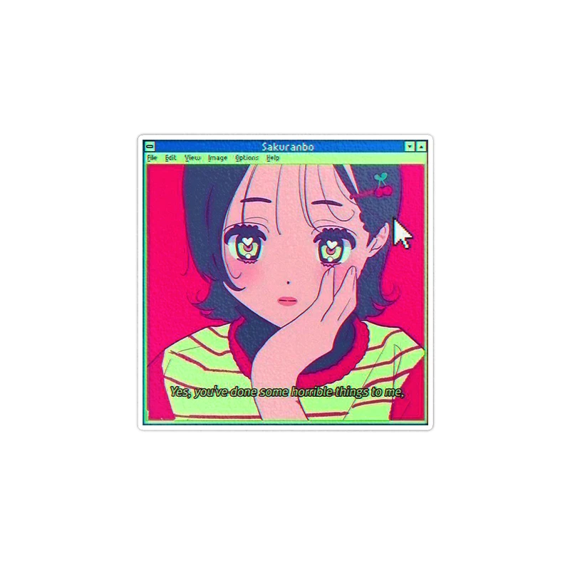    استیکر لپ تاپ ماسا دیزاین طرح ANIME مدل STKA0094