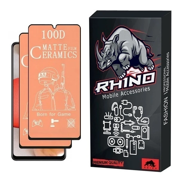 محافظ صفحه نمایش مات راینو مدل CR مناسب برای گوشی موبایل سامسونگ Galaxy A12 بسته دو عددی