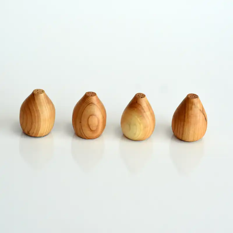 نمکدان چوبی مدل NK-1 مجموعه 2 عددی