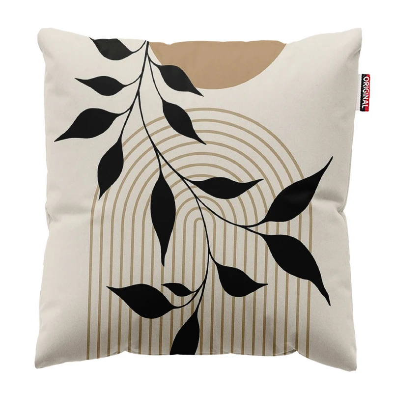 کوسن پاد آفرین مدل بوهو طرح مینیمال کد PK403107 سایز 40*40 سانتی متر