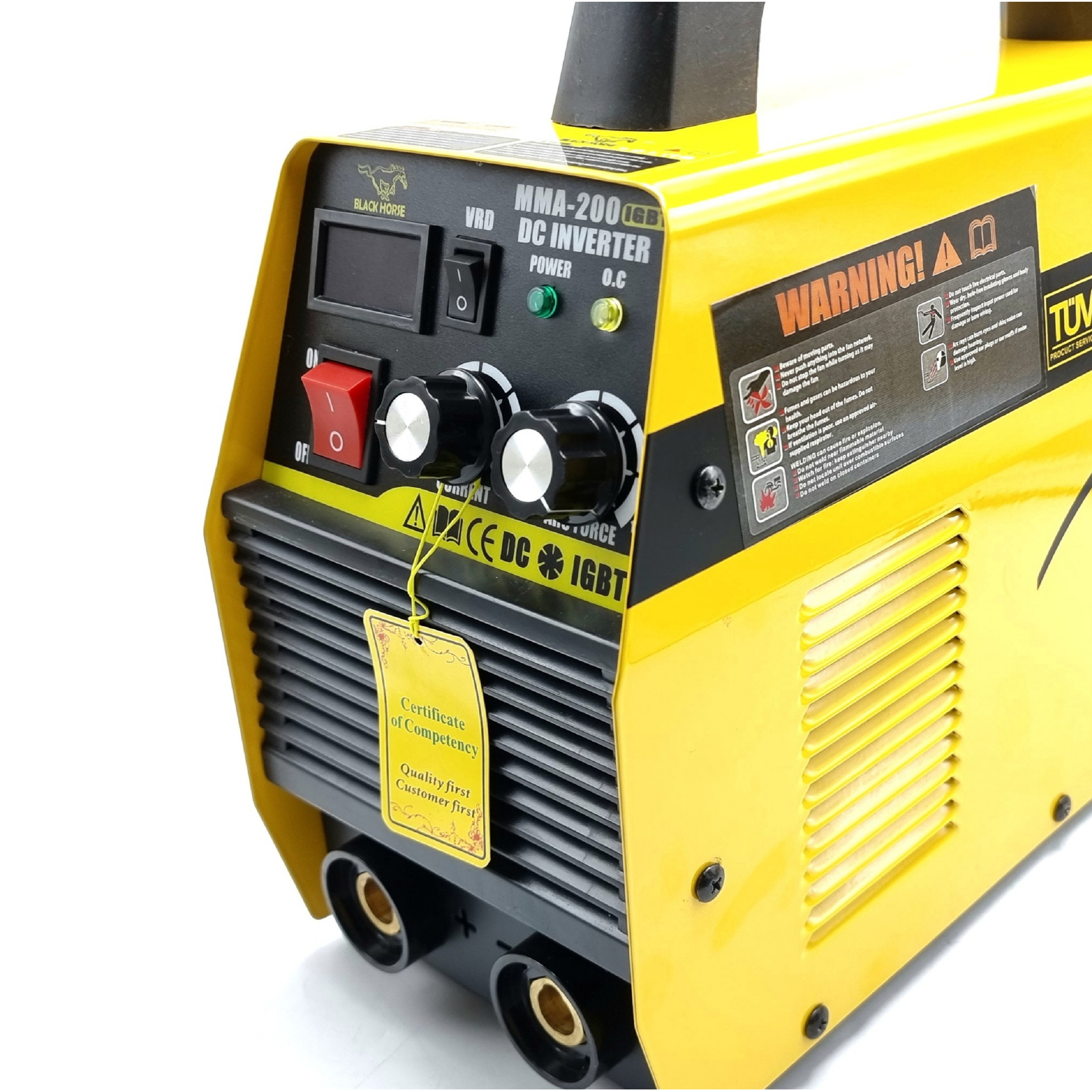 اینورتر جوشکاری 200 آمپر بلک هورس مدل MMA-200 اینورتر جوشکاری 200 آمپر بلک هورس مدل MMA-200