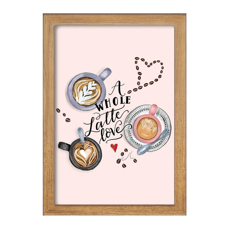 تابلو خندالو مدل کافی شاپ قهوه کد 27537