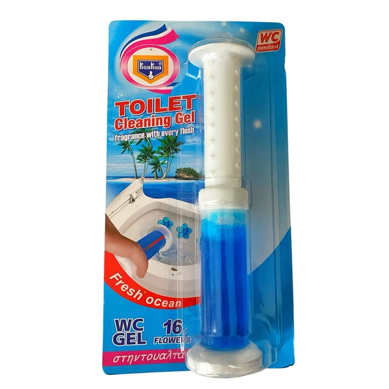 ژل خوشبوکننده توالت فرنگی کواکوا مدل شکوفه رایحه اقیانوس  وزن 48 گرم