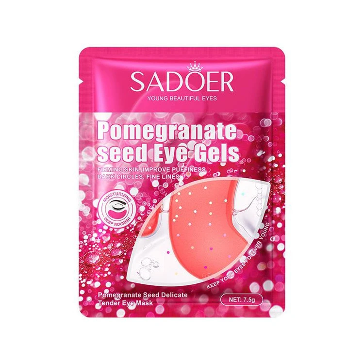 ماسک ورقه‌ای زیر چشم سادور مدل عصاره انار مناسب برای انواع پوست وزن 7.5 گرم
