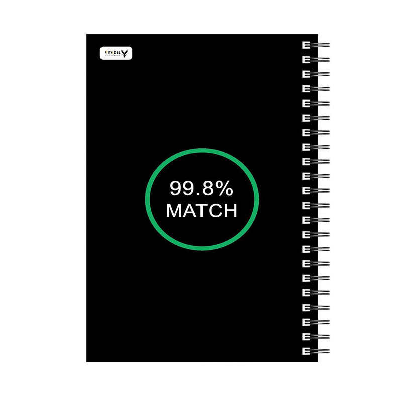 دفتر 120 برگ ویتادل طرح بلک میرور مدل 1