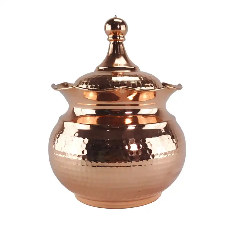 سِت 3 تکه پذیرایی مسی مدل لب چین چکشی نانو کد alast068