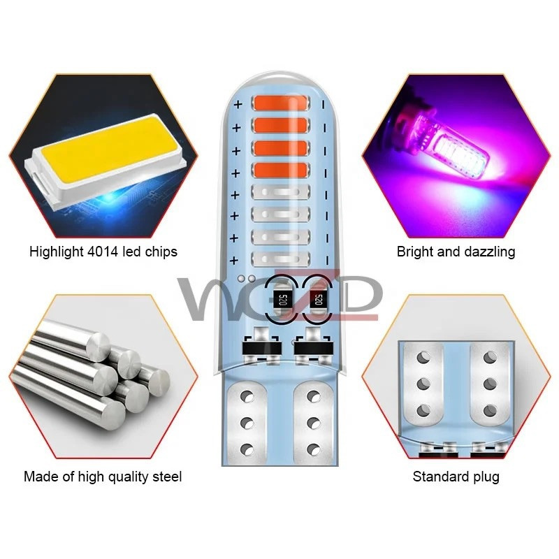 لامپ اس ام دی خودرو مدل پلیسی 16SMD بسته دو عددی