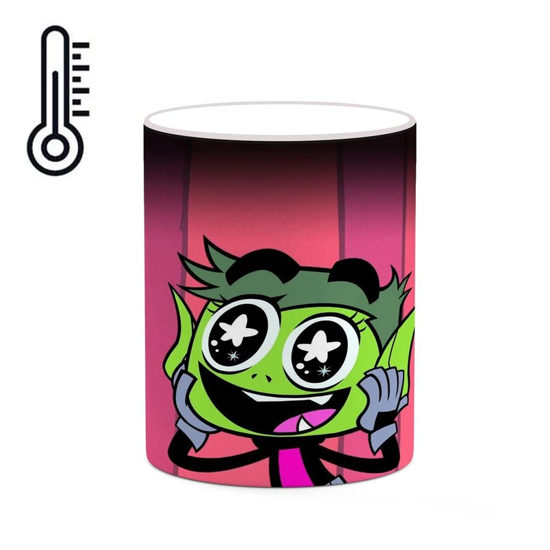ماگ حرارتی کاکتی مدل Beast Boy کد mgh37992