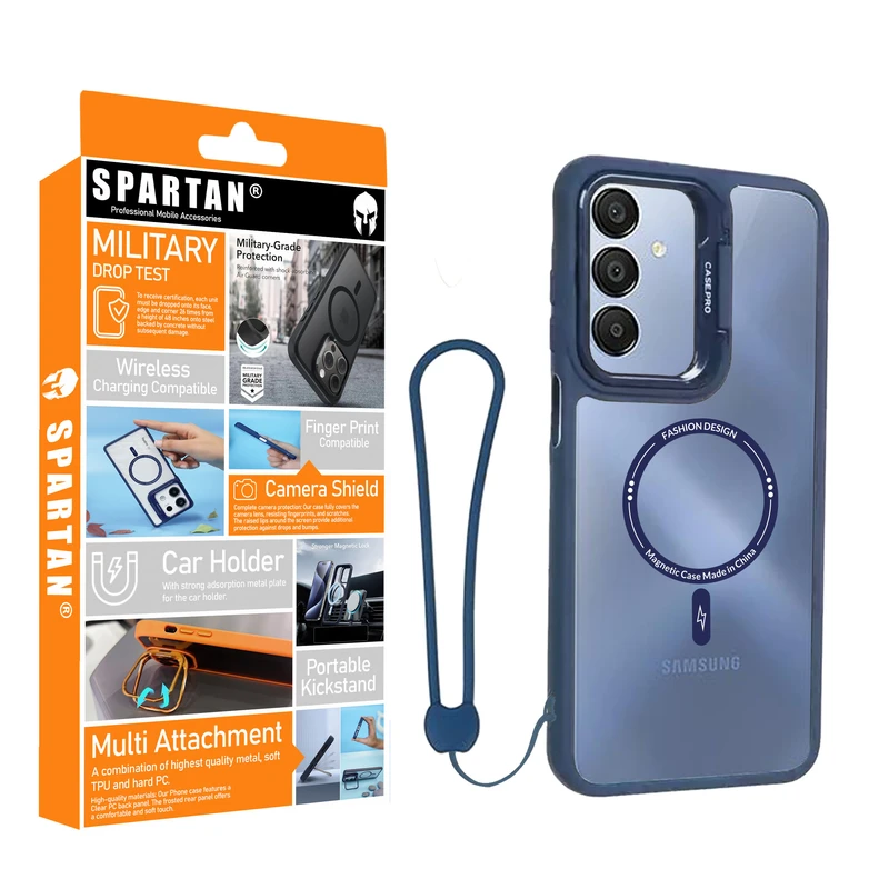 کاور اسپارتان مدل Case Pro Magnetic Apple Strap مناسب برای گوشی موبایل سامسونگ Galaxy A05s به همراه بند