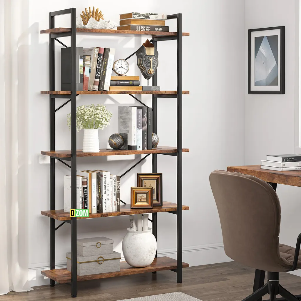 کتابخانه پنج طبقه دیزم مدل LIB-53D43-80