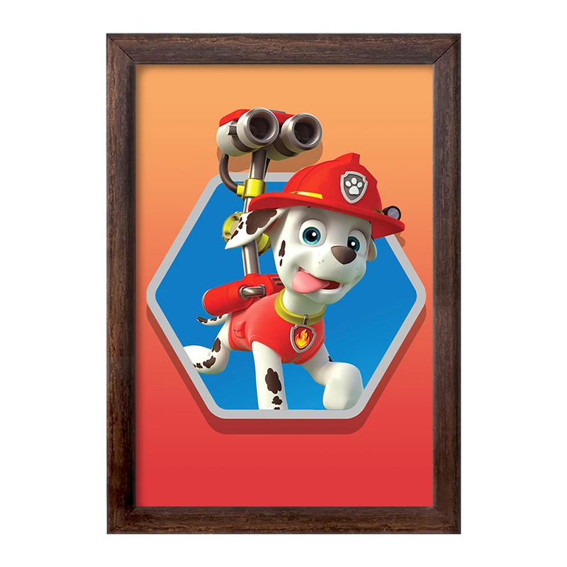 تابلو خندالو طرح مارشال سگ های نگهبان Paw Patrol  کد 12588