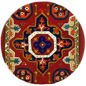 بشقاب دیوارکوب سفالی طرح سنتی