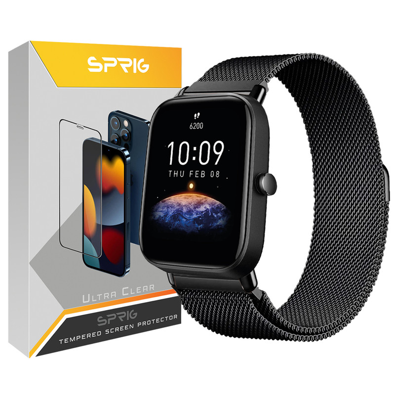 بند اسپریگ مدل Milanese مناسب برای ساعت هوشمند شیائومی Amazfit BIPS / GTS / BIP LITE / BIP U / BIP U PRO / BIP 3 / BIP 3 Pro / GTS 4 mini / GTS 3
