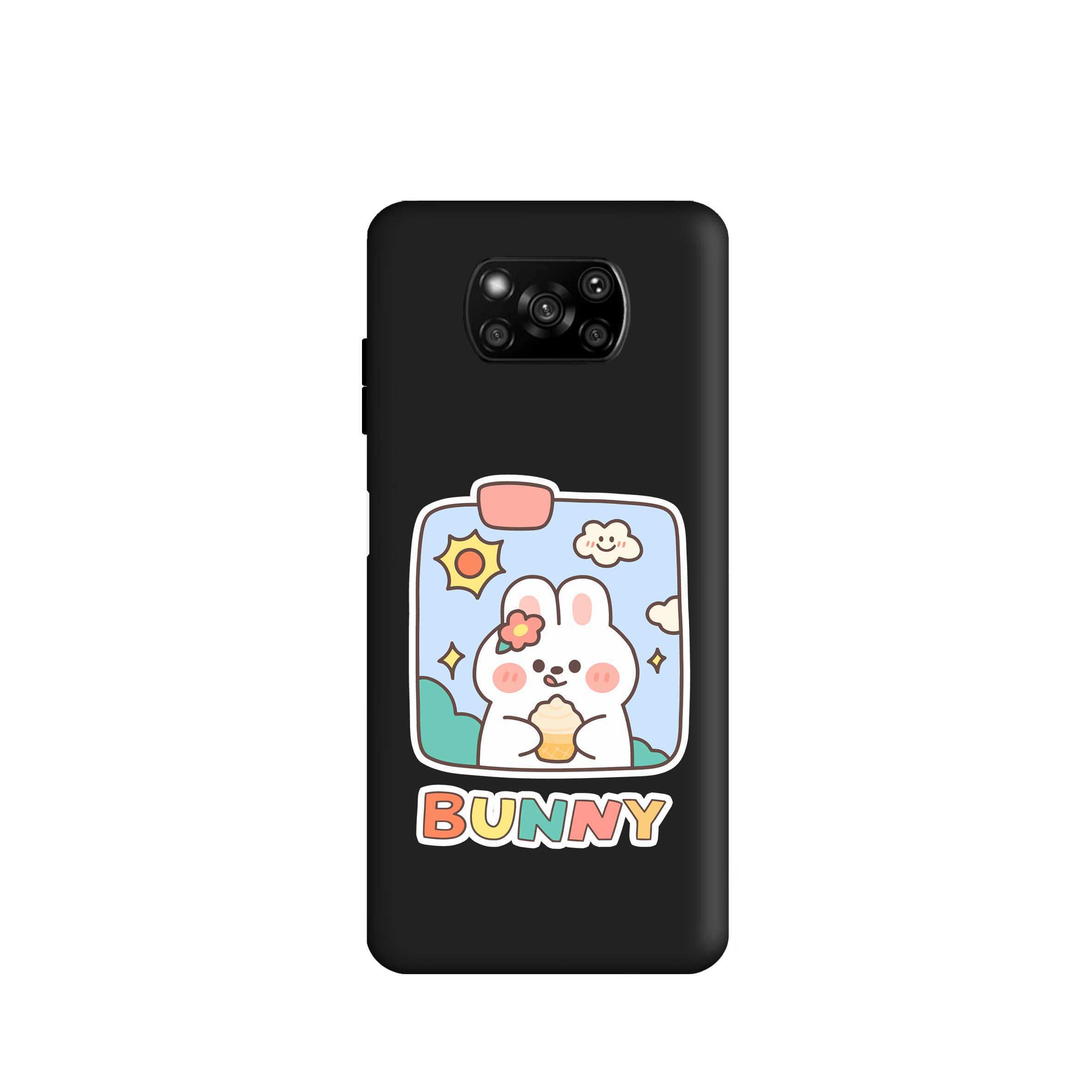 کاور طرح خرگوشی کیوت کد m3018 مناسب برای گوشی موبایل شیائومی Poco X3 