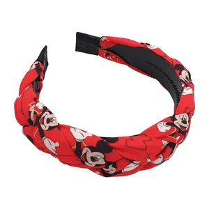 تل مو دخترانه مدل گیسبافت طرح میکی موس كد PRC125-RD