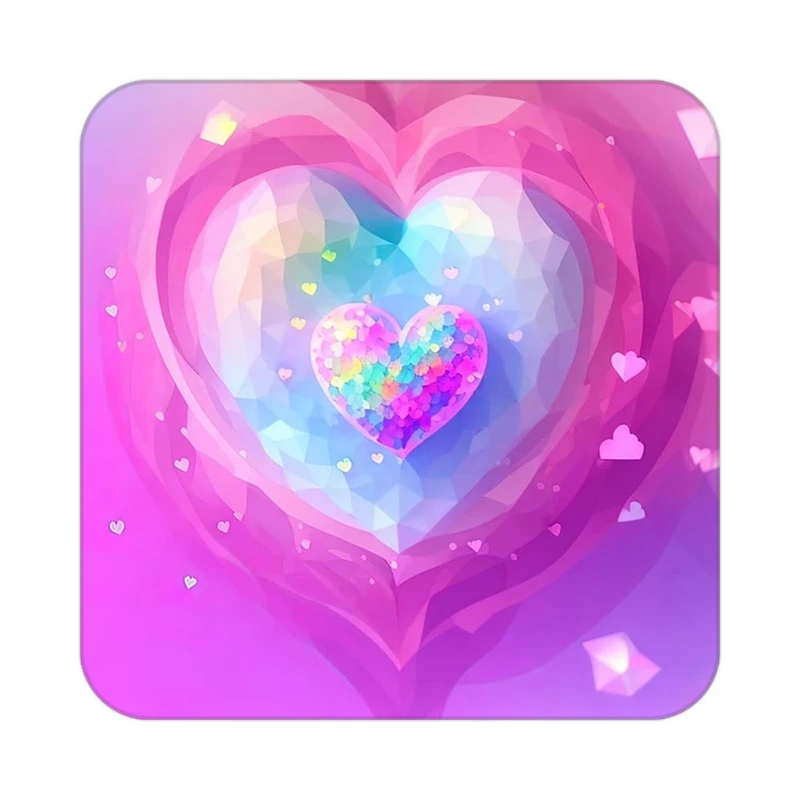 زیر لیوانی کاکتی مدل عاشقانه کد mp14124