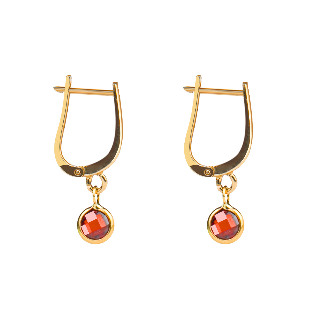 گوشواره طلا 18 عیار زنانه ریسه گالری مدل 3041