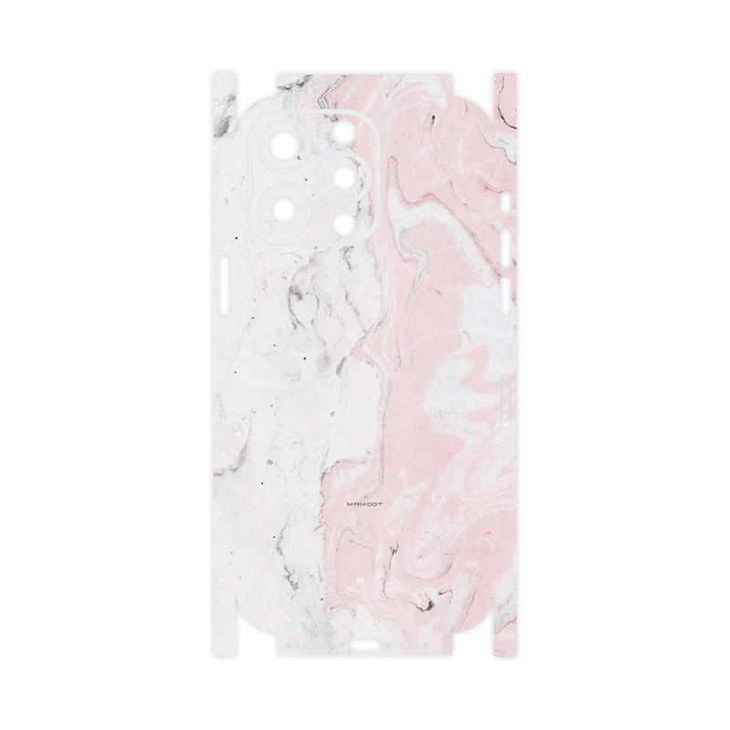 برچسب پوششی ماهوت مدل Blanco_Pink_Marble-FullSkin مناسب برای گوشی موبایل اپل iPhone 15 Pro Max