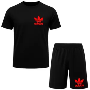 ست تیشرت آستین کوتاه و شلوارک راحتی مردانه مدل A45