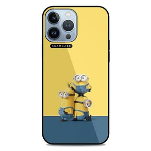 AKAM AMC-WA13PROMAX-MINIONS4 Cover For Apple iPhone 13 Pro Max