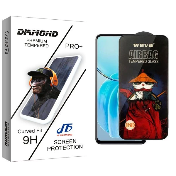 محافظ صفحه نمایش جی اف مدل Diamond Airbag مناسب برای گوشی موبایل ویوو Y100i