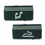 کلید پنل ضبط و جاسیگاری خودرو وارون مدل P-103&104 مناسب برای پژو پارس بسته 2 عددی