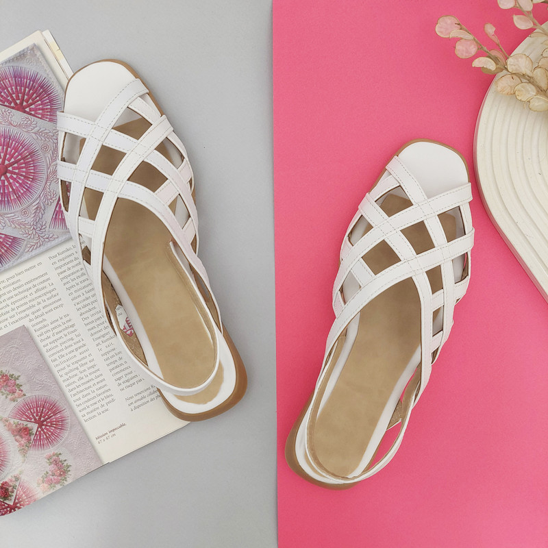 صندل زنانه مدل بهار کد BAH-WH