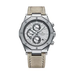 ساعت مچی عقربه‌ای مردانه نیوی فورس مدل کرنوگراف تقویمدار کد NF8028